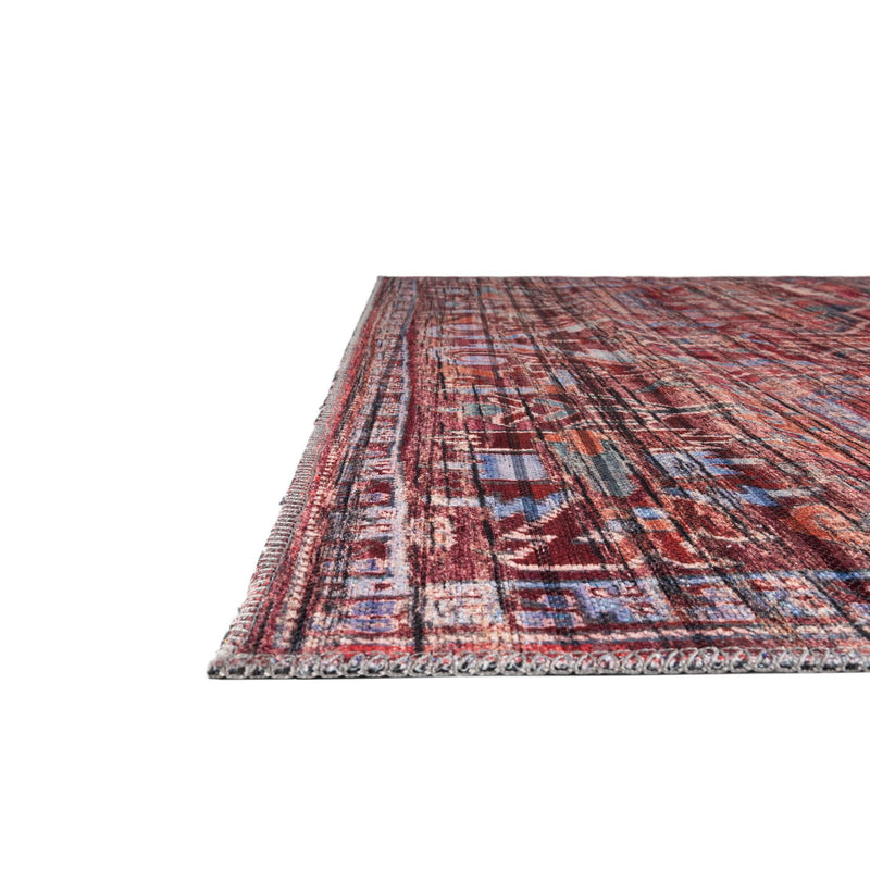 Zahara Oasis Collection Area Rug -  Tangier Rectangle Rust Red  lifestyle 11