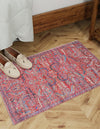 Zahara Oasis Collection Area Rug -  Tangier Rectangle Rust Red  lifestyle 21