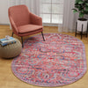 Zahara Oasis Collection Area Rug -  Tangier Oval Rust Red  lifestyle 107