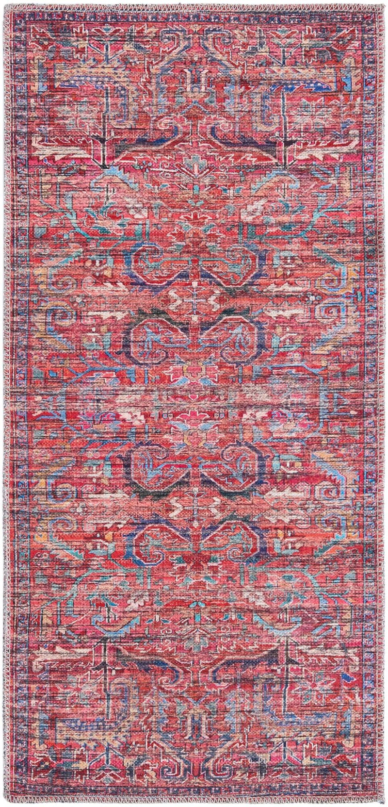 Zahara Oasis Collection Area Rug -  Tangier Runner Rust Red  lifestyle 37