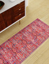 Zahara Oasis Collection Area Rug -  Tangier Runner Rust Red  lifestyle 93