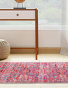 Zahara Oasis Collection Area Rug -  Tangier Runner Rust Red  lifestyle 97