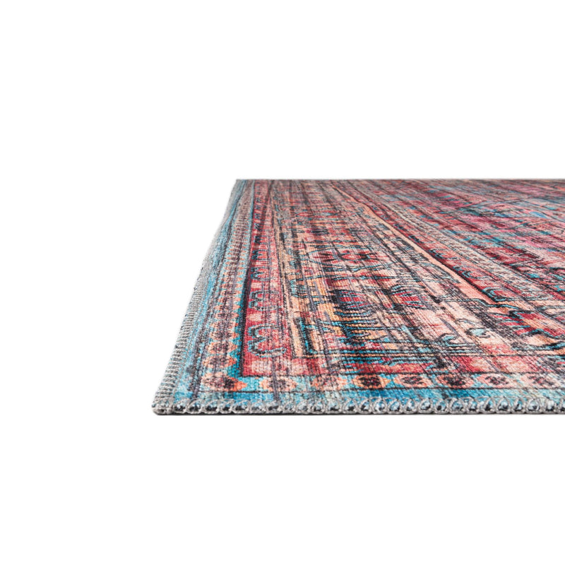 Zahara Oasis Collection Area Rug -  Fez Rectangle Blue  lifestyle 11