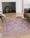 Zahara Oasis Collection Area Rug -  Fez Rectangle Blue  lifestyle 20