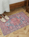 Zahara Oasis Collection Area Rug -  Fez Rectangle Blue  lifestyle 4