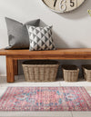 Zahara Oasis Collection Area Rug -  Fez Rectangle Blue  lifestyle 7