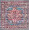 Zahara Oasis Collection Area Rug -  Fez Square Blue  lifestyle 31