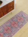 Zahara Oasis Collection Area Rug -  Fez Runner Blue  lifestyle 88