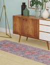 Zahara Oasis Collection Area Rug -  Fez Runner Blue  lifestyle 92