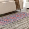 Zahara Oasis Collection Area Rug -  Fez Runner Blue  lifestyle 101