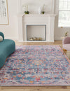 Zahara Oasis Collection Area Rug -  Nador Rectangle Navy Blue  lifestyle 5