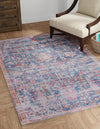 Zahara Oasis Collection Area Rug -  Nador Rectangle Navy Blue  lifestyle 3