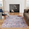 Zahara Oasis Collection Area Rug -  Nador Rectangle Navy Blue  lifestyle 32