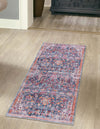 Zahara Oasis Collection Area Rug -  Nador Runner Navy Blue  lifestyle 42