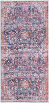 Zahara Oasis Collection Area Rug -  Nador Runner Navy Blue  lifestyle 37