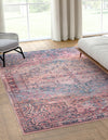 Zahara Oasis Collection Area Rug -  Agadir Rectangle Antique Rust Red  lifestyle 2