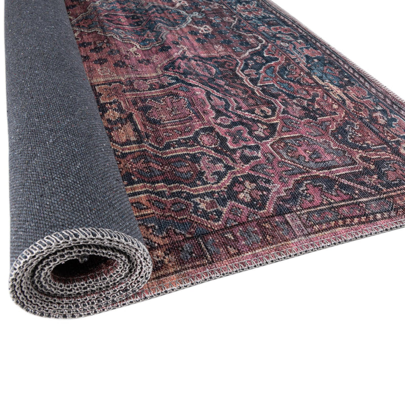 Zahara Oasis Collection Area Rug -  Agadir Rectangle Antique Rust Red  lifestyle 16