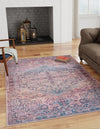 Zahara Oasis Collection Area Rug -  Agadir Rectangle Antique Rust Red  lifestyle 20