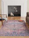 Zahara Oasis Collection Area Rug -  Agadir Rectangle Antique Rust Red  lifestyle 22