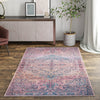 Zahara Oasis Collection Area Rug -  Agadir Rectangle Antique Rust Red  lifestyle 26