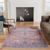 Zahara Oasis Collection Area Rug -  Agadir Rectangle Antique Rust Red  lifestyle 28