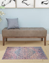 Zahara Oasis Collection Area Rug -  Agadir Rectangle Antique Rust Red  lifestyle 23