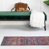 Zahara Oasis Collection Area Rug -  Agadir Runner Antique Rust Red  lifestyle 101