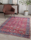 Zahara Oasis Collection Area Rug -  Ouarzazate Rectangle Antique Red  lifestyle 24