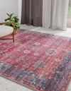 Zahara Oasis Collection Area Rug -  Ouarzazate Square Antique Red  lifestyle 94