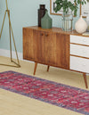 Zahara Oasis Collection Area Rug -  Ouarzazate Runner Antique Red  lifestyle 47