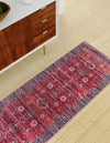 Zahara Oasis Collection Area Rug -  Ouarzazate Runner Antique Red  lifestyle 92