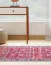 Zahara Oasis Collection Area Rug -  Ouarzazate Runner Antique Red  lifestyle 96