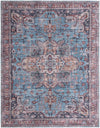 Zahara Oasis Collection Area Rug -  Casablanca Rectangle Blue Main