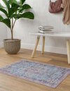 Zahara Oasis Collection Area Rug -  Casablanca Rectangle Blue  lifestyle 21