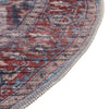 Zahara Oasis Collection Area Rug -  Casablanca Oval Blue  lifestyle 53