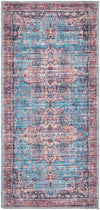 Zahara Oasis Collection Area Rug -  Casablanca Runner Blue  lifestyle 33