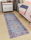 Zahara Oasis Collection Area Rug -  Casablanca Runner Blue  lifestyle 38