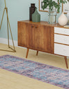 Zahara Oasis Collection Area Rug -  Casablanca Runner Blue  lifestyle 43