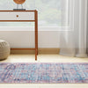 Zahara Oasis Collection Area Rug -  Casablanca Runner Blue  lifestyle 110