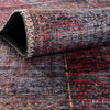 Aurora Waves Collection Area Rug - Lofoten Rectangle Red and Black  lifestyle 5