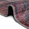 Aurora Waves Collection Area Rug - Lofoten Rectangle Red and Black  lifestyle 9