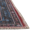 Aurora Waves Collection Area Rug -  Murmansk Rectangle Red and Blue  lifestyle 6