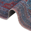 Aurora Waves Collection Area Rug -  Murmansk Rectangle Red and Blue  lifestyle 9