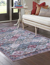 Aurora Waves Collection Area Rug -  Kiruna Rectangle Multi  lifestyle 3