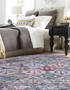 Aurora Waves Collection Area Rug -  Kiruna Round Multi  lifestyle 21