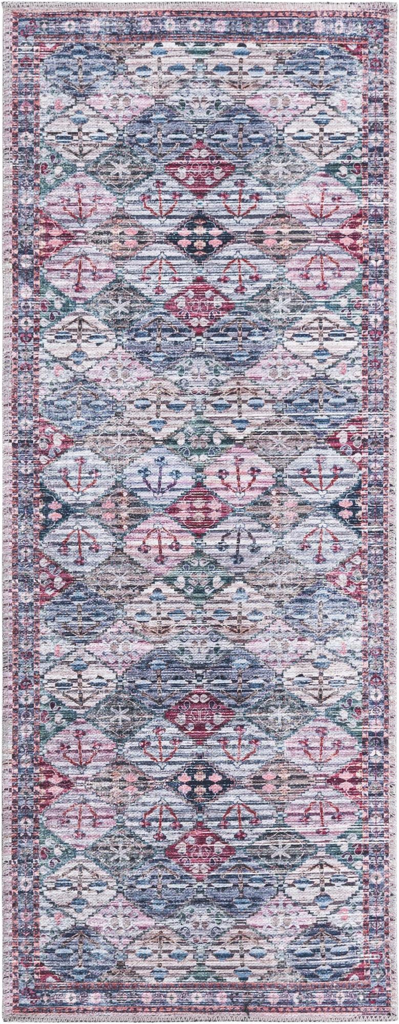 Aurora Waves Collection Area Rug -  Kiruna Runner Multi  lifestyle 16