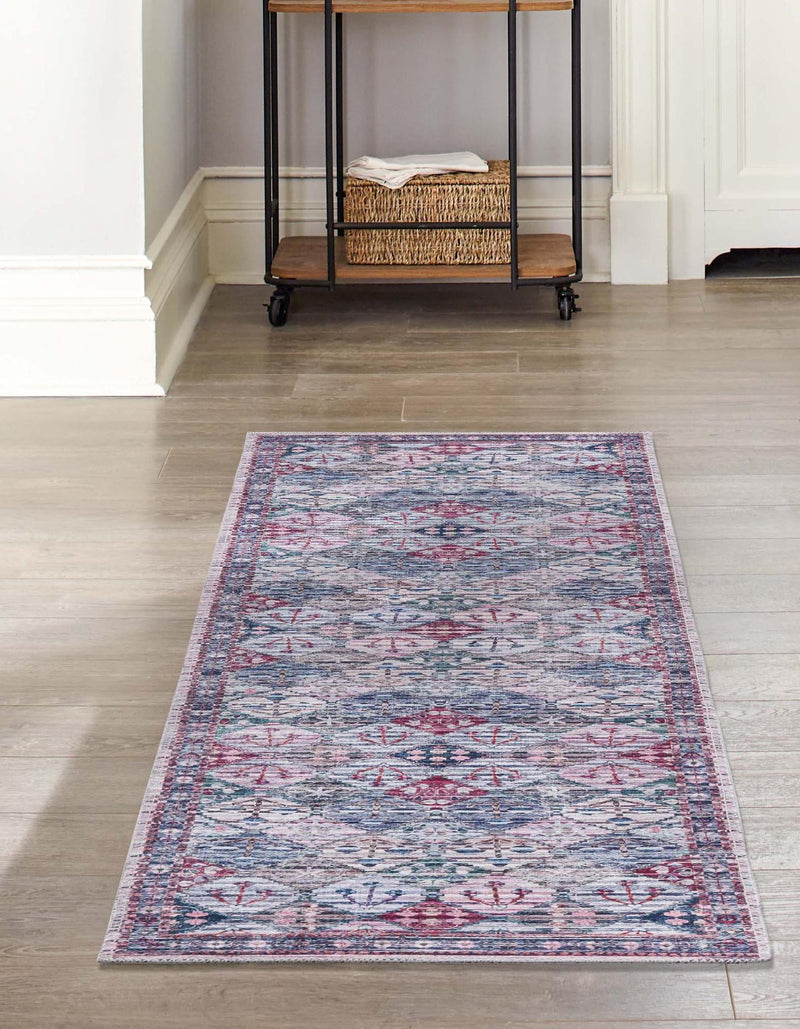 Aurora Waves Collection Area Rug -  Kiruna Runner Multi  lifestyle 22