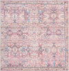 Vintage Memories Collection Area Rug -  Timeless Square Pink  lifestyle 32