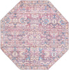 Vintage Memories Collection Area Rug -  Timeless Octagon Pink  lifestyle 34