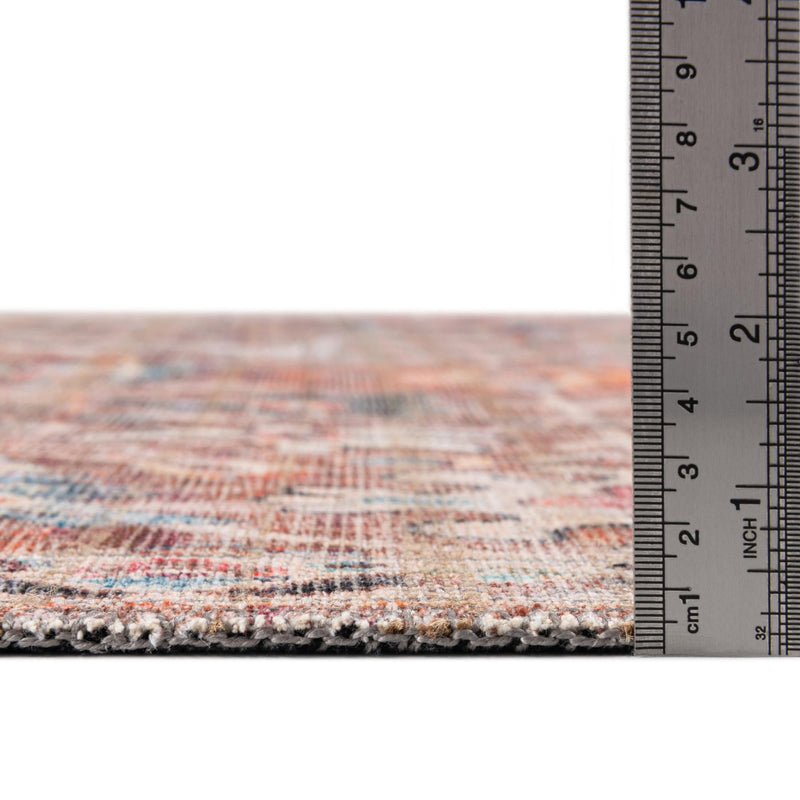 Vintage Memories Collection Area Rug -  Epoch Rectangle Ivory and Pink  lifestyle 4